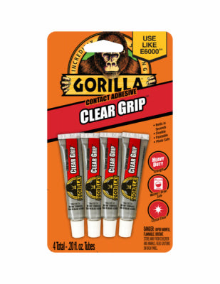 Hardware Store USA | 4PK.2OZ CLR Grip Tubes