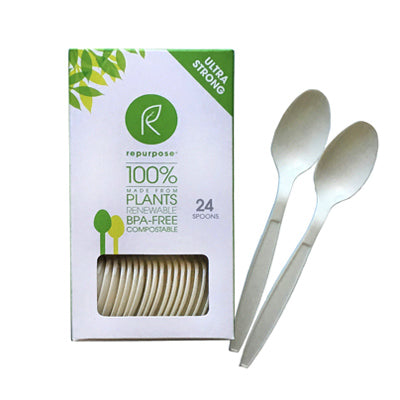 Hardware store usa |  24CT Compostable Spoons | RPR.UTS.4.MP20 | REPURPOSE INC