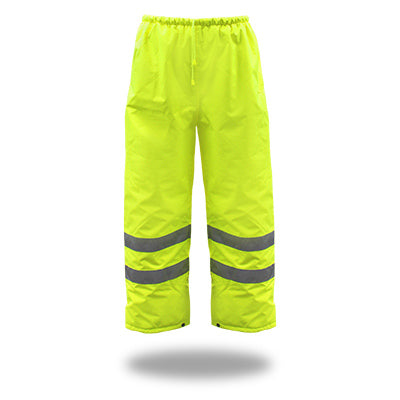 Hardware store usa |  2XL YEL Lined Rain Pant | 3NR40002X | SAFETY WORKS INC