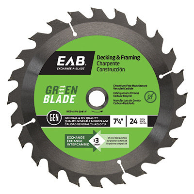 Hardware Store USA | 7-1/4x24T Circ Blade | Pack Of 5