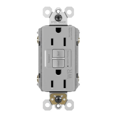 15A120V GRY GFCI Outlet - Hardware & Moreee