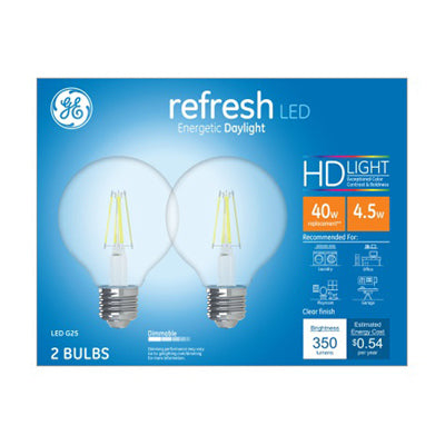 Hardware Store USA | GE2PK 4.5W Day G25 Bulb