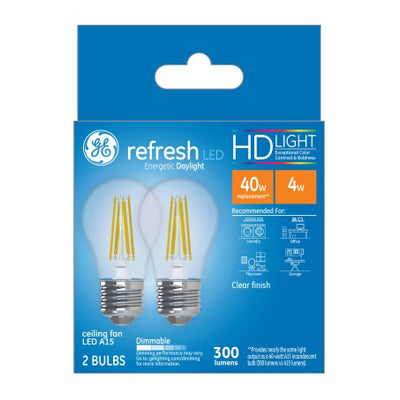 Hardware Store USA | GE 2PK 4W Day Ceil Bulb