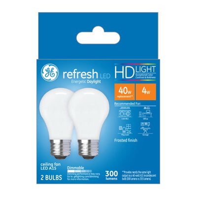 Hardware Store USA | GE 2PK 4W Day Ceil Bulb