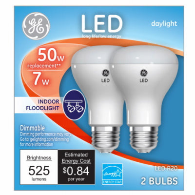 Hardware Store USA | GE 2PK 7W Day R20 Bulb