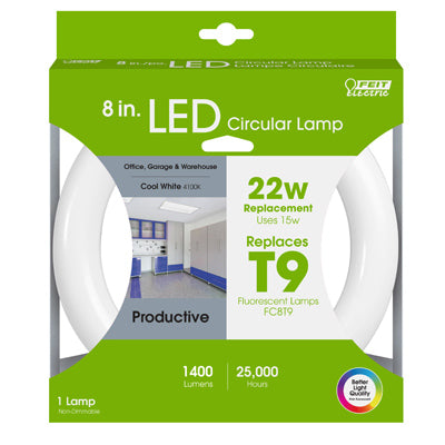 Hardware store usa |  15W CW LED Circ Lamp | FC8/840/LED | FEIT ELECTRIC