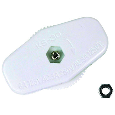 Hardware store usa |  WHT On/Off Lamp Switch | 88920 | JANDORF SPECIALTY HARDWARE