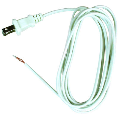 Hardware Store USA | 8' WHT Spt1 Lamp Cord