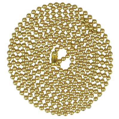 Hardware store usa |  5' #6 BRS Bead Chain | 60361 | JANDORF SPECIALTY HARDWARE