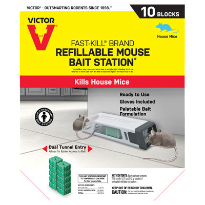 Hardware store usa |  10CT Mouse Bait Station | M922 | WOODSTREAM CORP