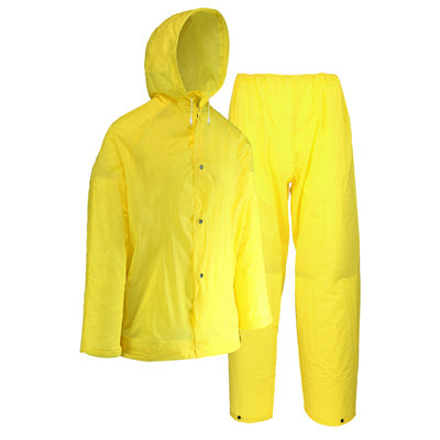 Hardware store usa |  LG 2PC YEL Rain Suit | 44110/L | SAFETY WORKS INC