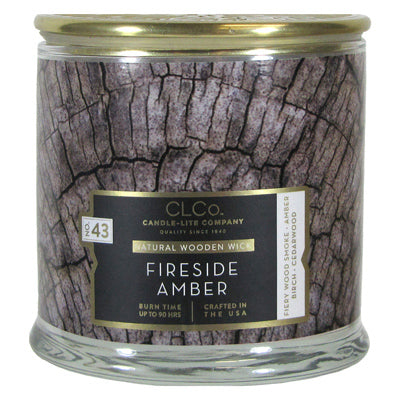Hardware store usa |  14OZ Fire AMB Candle | 4330669 | CANDLE LITE