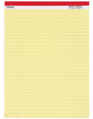 Hardware store usa |  50SHT8-1/2x11 Legal Pad | 59610 | ACCO/MEAD