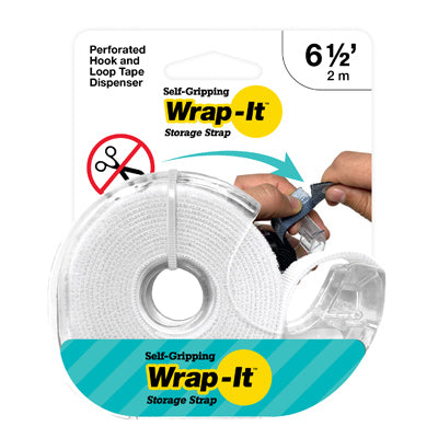 Hardware Store USA | 6.5' WHT Perf Tape Roll