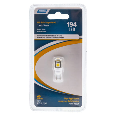 Hardware store usa |  12V 60L WHT RV Bulb | 54621 | CAMCO MFG