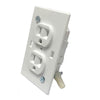 Hardware Store USA | WHT MH DPLX Receptacle