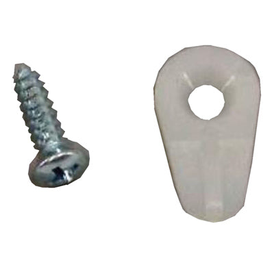 Hardware store usa |  8PK WHT MH Screen Clips | WP-8830C | UNITED STATES HDW MFG/U S HARDWARE