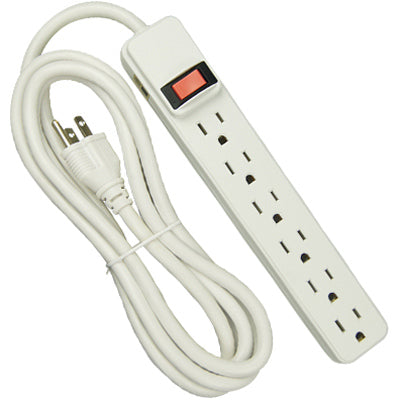 Hardware Store USA | WHT6OutXL Power Strip | Pack Of 8