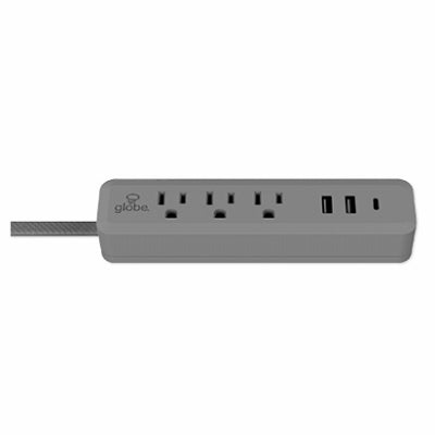 Hardware store usa |  3Out/USB PWR Strip | 78551 | GLOBE ELECTRIC