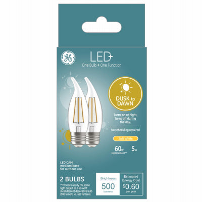 Hardware Store USA | GE 2PK 5W DuskDawn Bulb