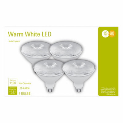 Hardware Store USA | 4PK WHT Par38 Bulb