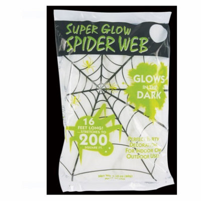 Hardware store usa |  16' Glow Spider Web | 9558 | EASTER UNLIMITED