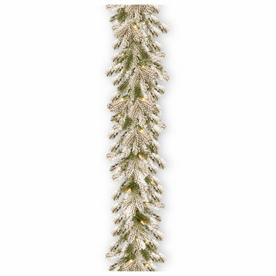 Hardware store usa |  9' WW Sheff Art Garland | TPESL8-300L-B | NATIONAL TREE CO-IMPORT