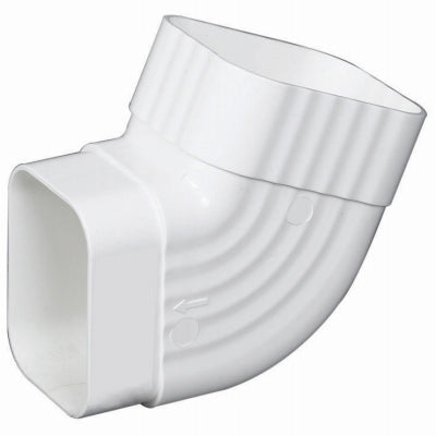 Hardware store usa |  2x3 White B Side Elbow | M0628 | AMERIMAX HOME PRODUCTS