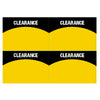 Hardware store usa |  50PK 4Up ClearSignStock | NEW CLEARANCE 5X3.5 4-UP | SCHIELE GRAPHICS INC