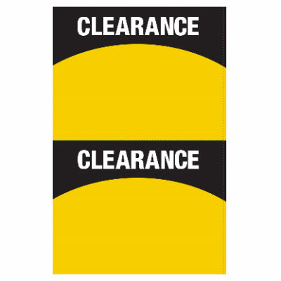 Hardware store usa |  50PK 2Up ClearSignStock | NEW CLEARANCE 7X5.5 2-UP | SCHIELE GRAPHICS INC