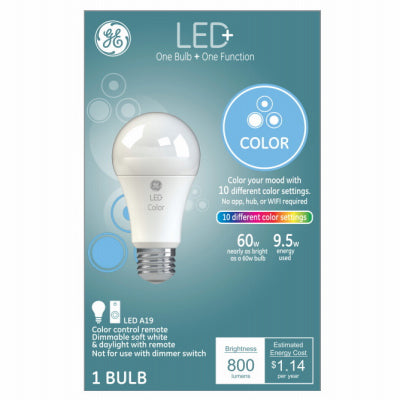 Hardware Store USA | GE 9W Color Change Bulb