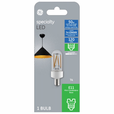 Hardware Store USA | GE 4W T4 LED Fil Bulb