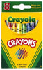 Hardware store usa |  8CT Crayons In Tuck Box | 52-3008 | CRAYOLA LLC