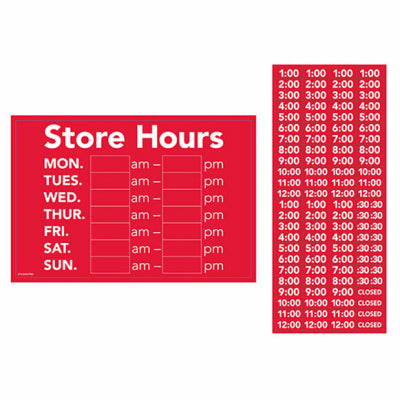 Hardware store usa |  Store Hours Sign | TRV-0018 | YUNKER INDUSTRIES, INC.