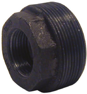 Hardware Store USA | 3/4x1/4 BLK Hex Bushing