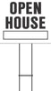 Hardware store usa |  20x24 Open House Sign | LOH-3 | HY-KO PROD CO