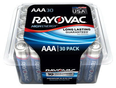 Hardware store usa |  Rayo30PKAAA Pro Battery | 824-30PPTK | RAYOVAC