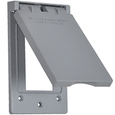Hardware store usa |  ME GRY Vert GFI Cover | 1C-GV | HUBBELL ELECTRICAL PRODUCTS