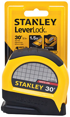 Hardware store usa |  30' Leverlock Tape | STHT30830L | STANLEY CONSUMER TOOLS