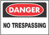 Hardware store usa |  10x14 No Trespass Sign | 840165 | HILLMAN FASTENERS