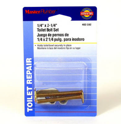 Hardware Store USA | MP1/4x2-1/4 Toilet Bolt