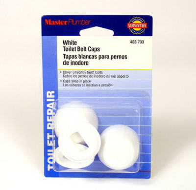 Hardware Store USA | MP WHT Toilet Bolt Cap