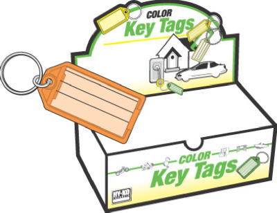 Hardware store usa |  100PK ID Key Tag | KB143-100 | HY-KO PROD CO