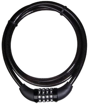 Hardware store usa |  5' Bike Cable/Comb Lock | 8119DPF | MASTER LOCK CO