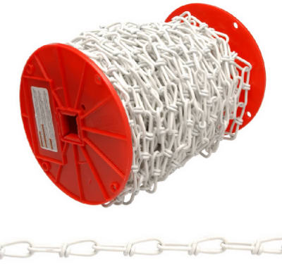 Hardware Store USA | 125' 2/0 WHT DBL Chain