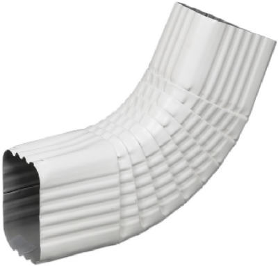 Hardware store usa |  3x4 WHT ALU B Elbow | 47265 | AMERIMAX HOME PRODUCTS