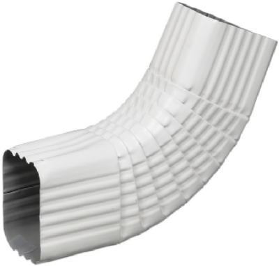 Hardware Store USA | 3x4 WHT ALU B Elbow