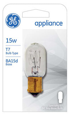 Hardware Store USA | GE 15W CLR DC INCA Bulb