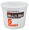 Hardware store usa |  5QT Mixing Container | 005Q10MM050 | LEAKTITE