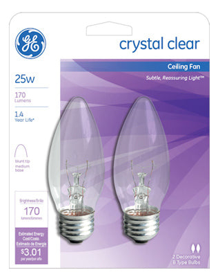 Hardware Store USA | GE2PK 25W CLR Fan Bulb